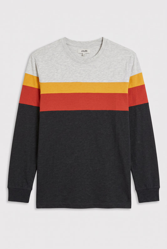 Tee shirt manches longues rainbow