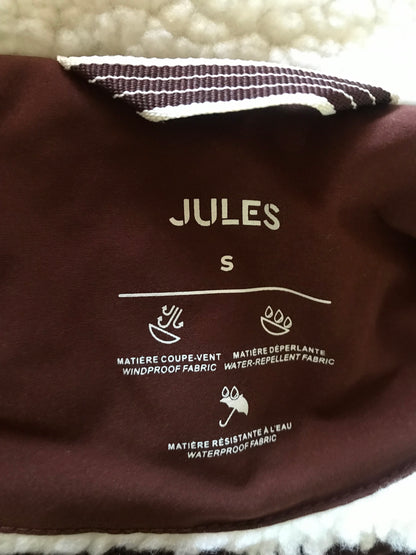 Parka longue à capuche doublée en sherpa, taille S