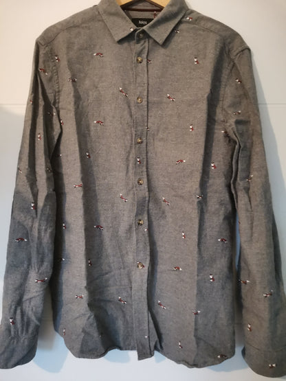 Chemise regular motifs renards