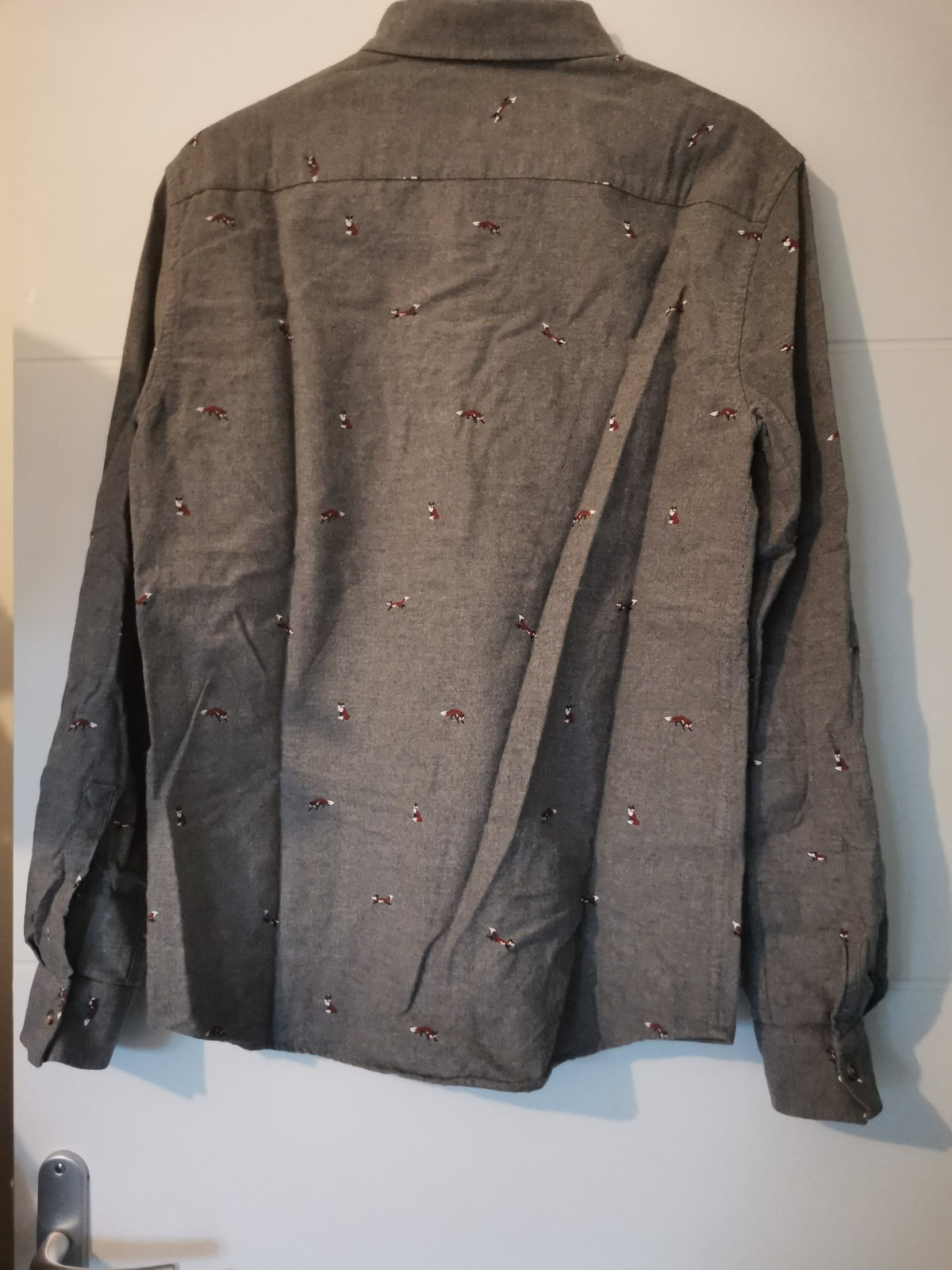 Chemise regular motifs renards