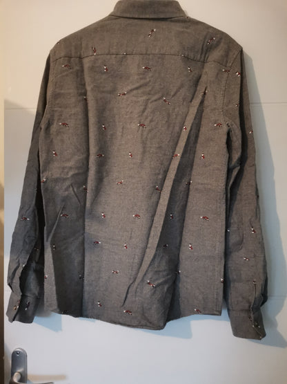 Chemise regular motifs renards