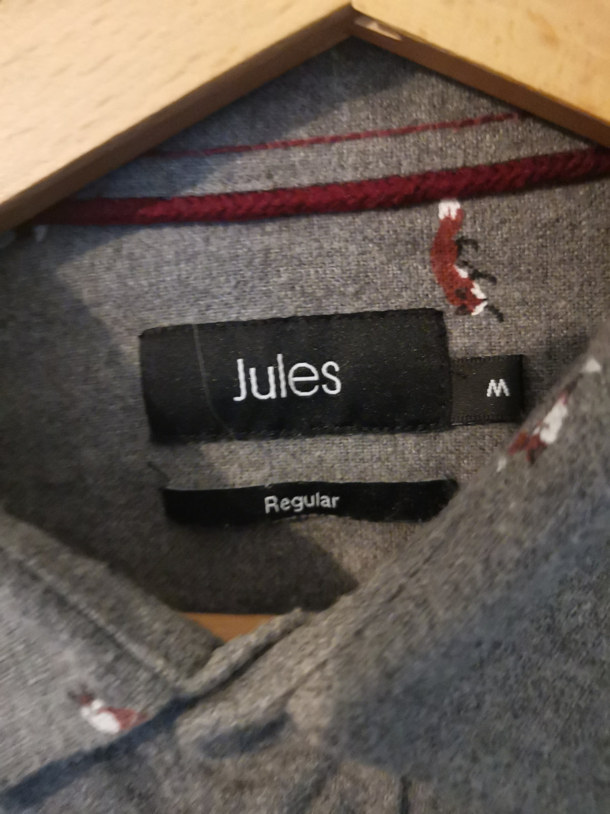 Chemise regular motifs renards