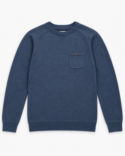 Pull homme Taille S - Bleu indigo