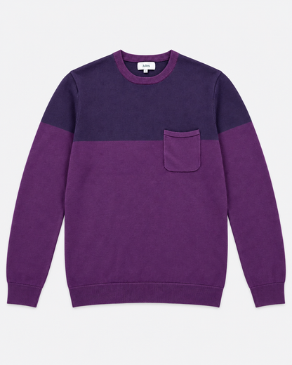 Pull homme Taille S - Prune bordeaux