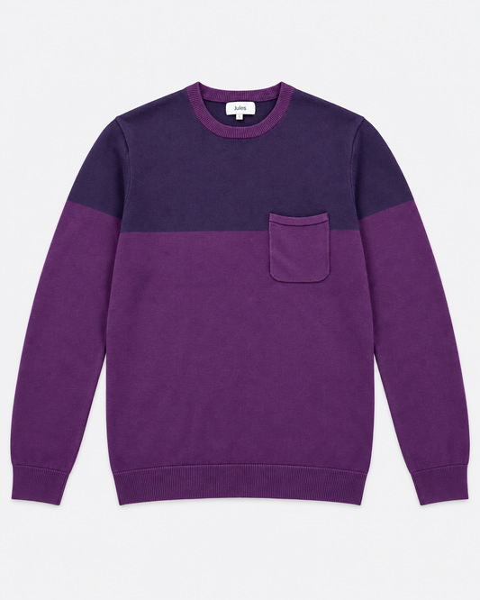 Pull homme Taille S - Prune bordeaux