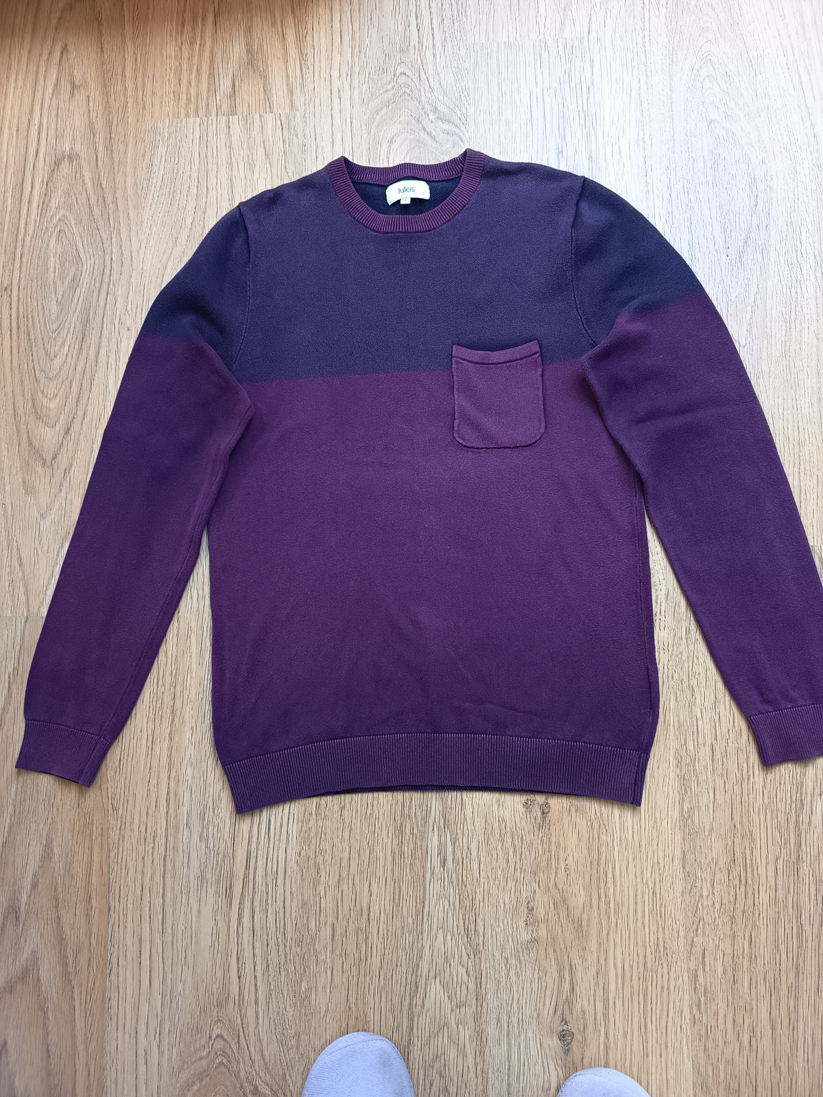 Pull homme Taille S - Prune bordeaux