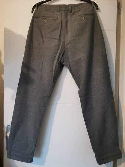 Pantalon chino flanelle carotte
