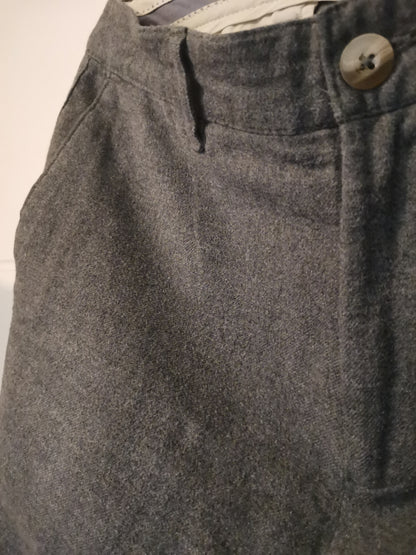 Pantalon chino flanelle carotte