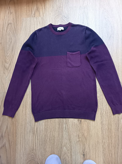 Pull homme Taille S - Prune bordeaux