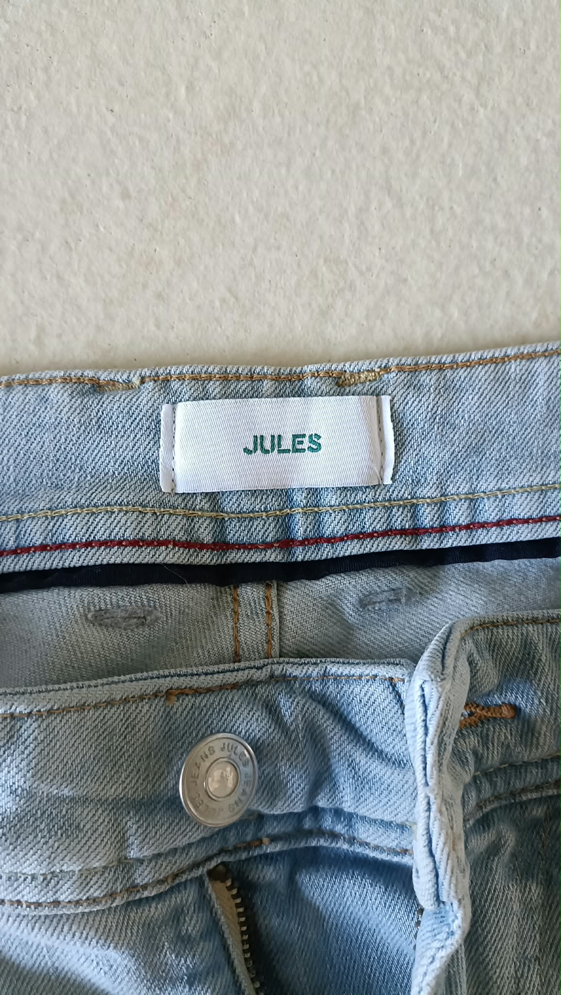Jean straight 3 longueurs en coton recyclé