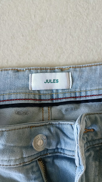Jean straight 3 longueurs en coton recyclé