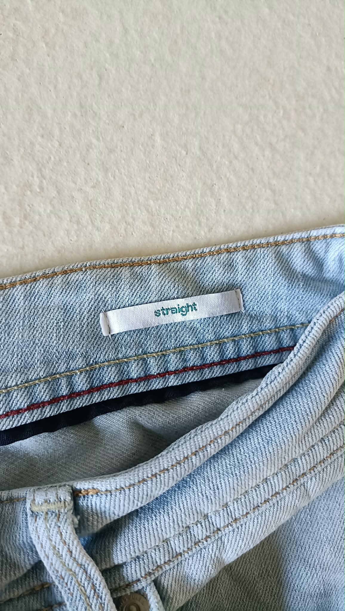 Jean straight 3 longueurs en coton recyclé