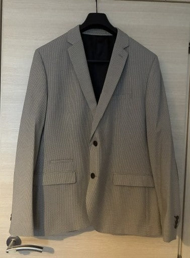 Veste slim motif pied de puce