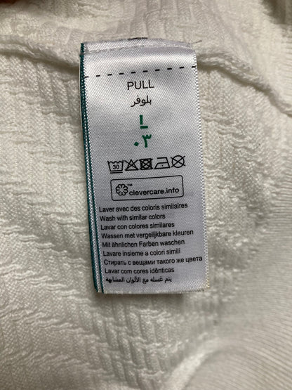 Pull à col rond texturé