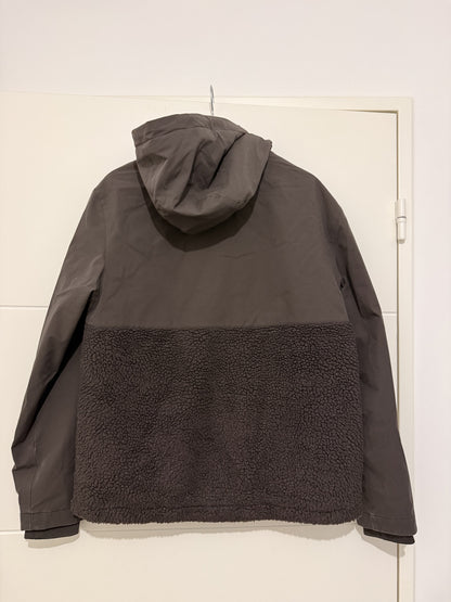 Veste Jules à capuche avec empiècements effet mouton – Taille S