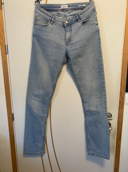 Jean straight en coton et polyester recyclés