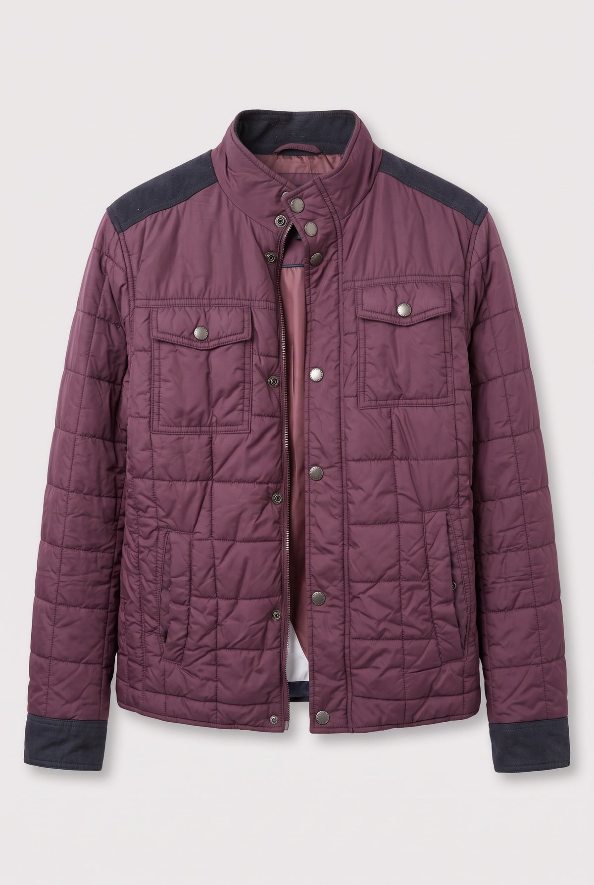 Manteau doudoune violet