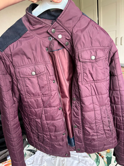 Manteau doudoune violet