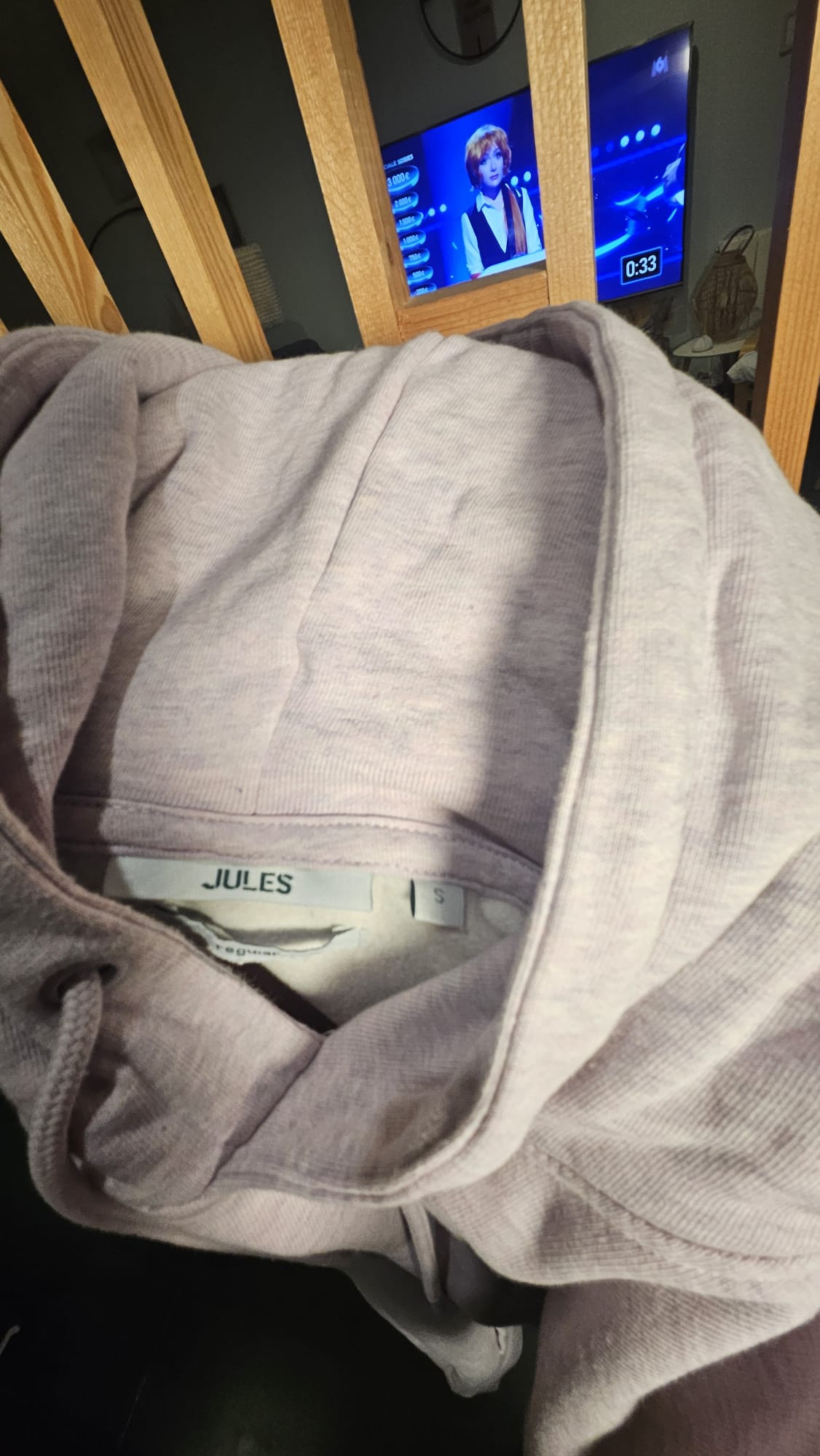 Sweat à capuche uni