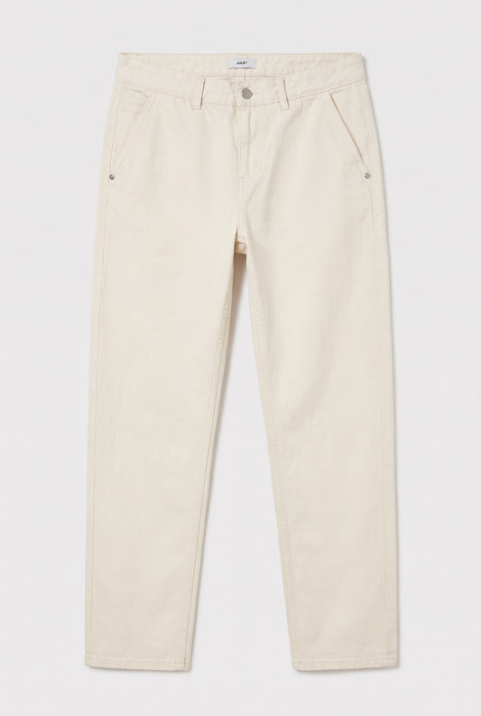 Jean loose blanc cassé taille 40 (W30 L34)