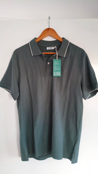 Polo manches courtes uni 'le parfait by JULES' - Vert d'eau