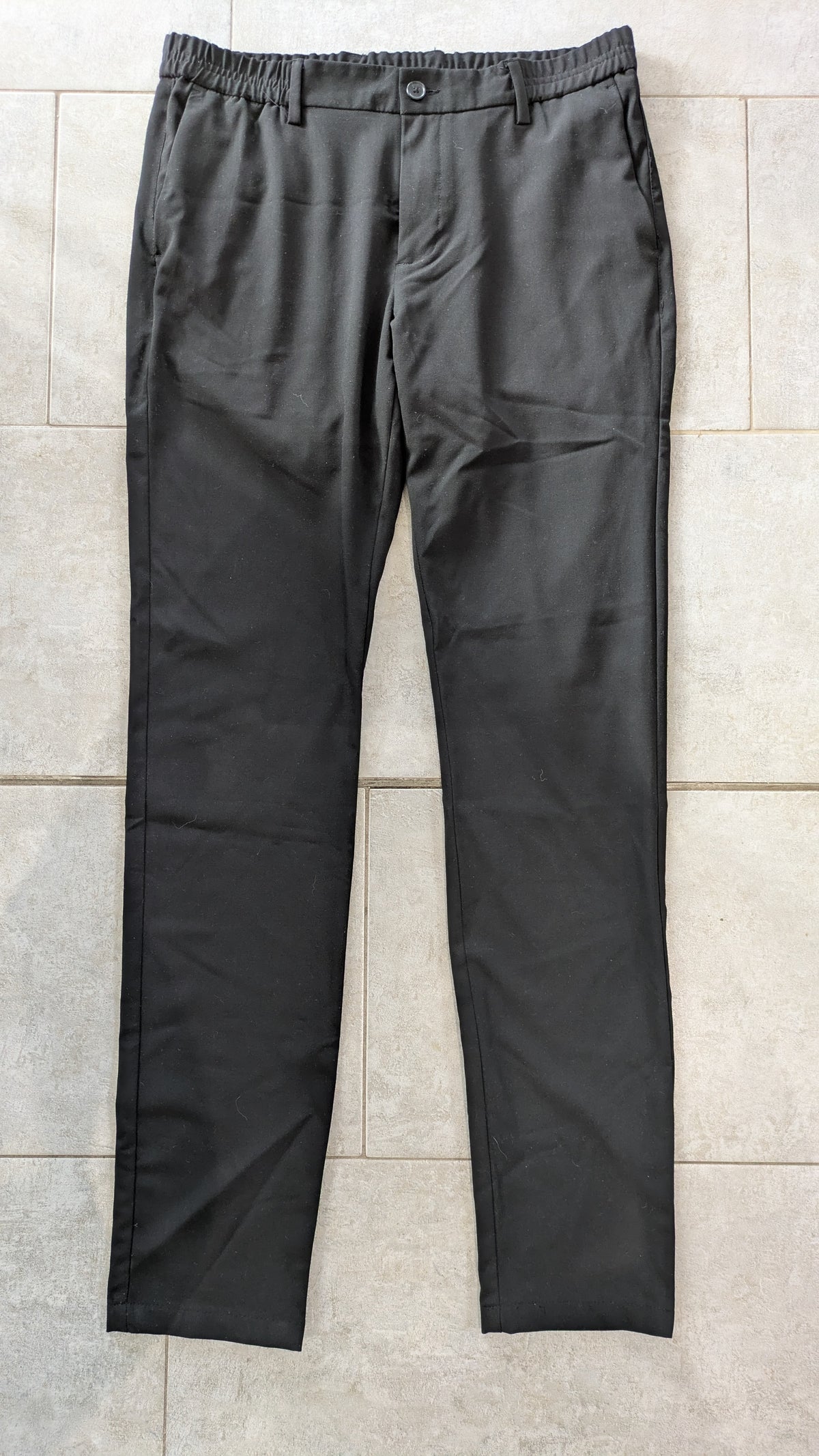 Pantalon slim chino taille élastiquée