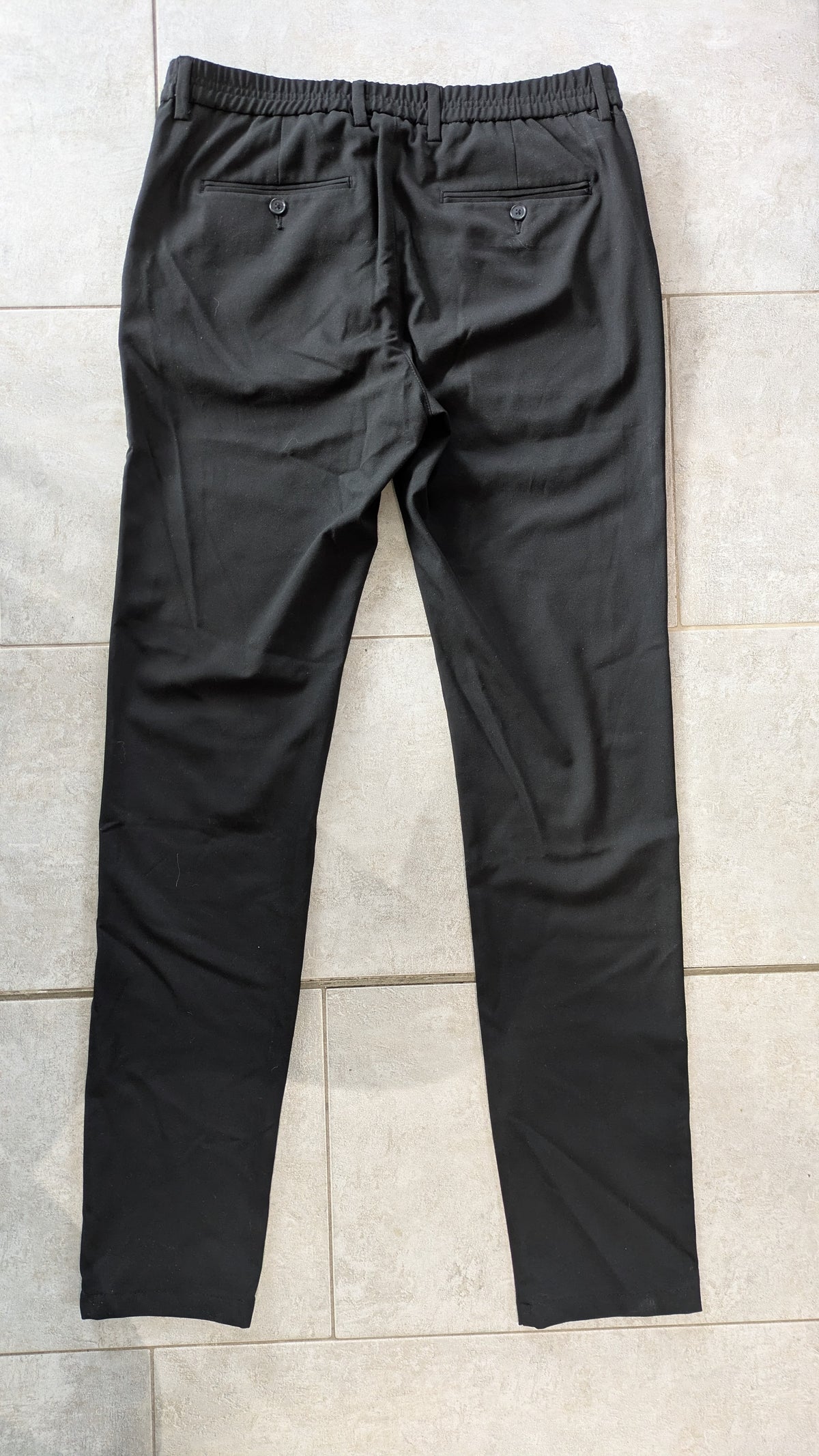 Pantalon slim chino taille élastiquée