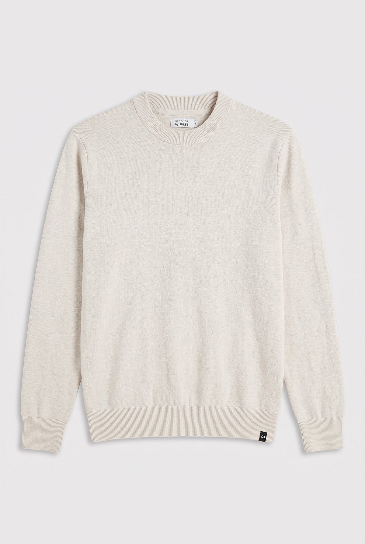 Pull col rond 'le parfait' écru