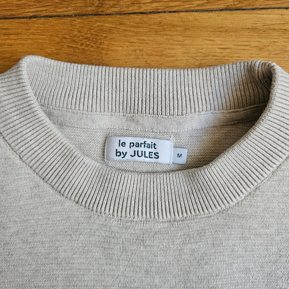 Pull col rond 'le parfait' écru