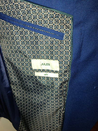 Veste de costume bleu royal