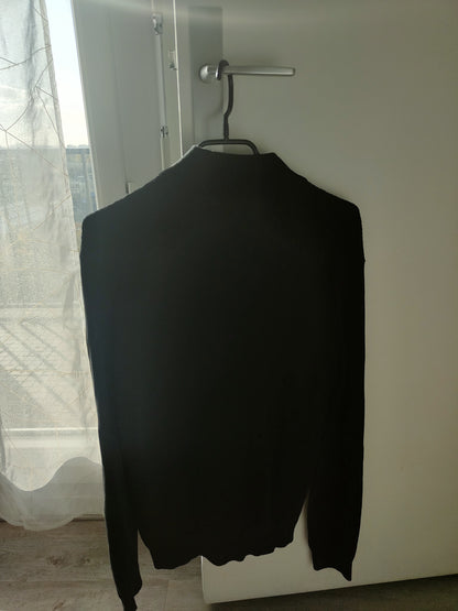 Gilet col montant jeu de point