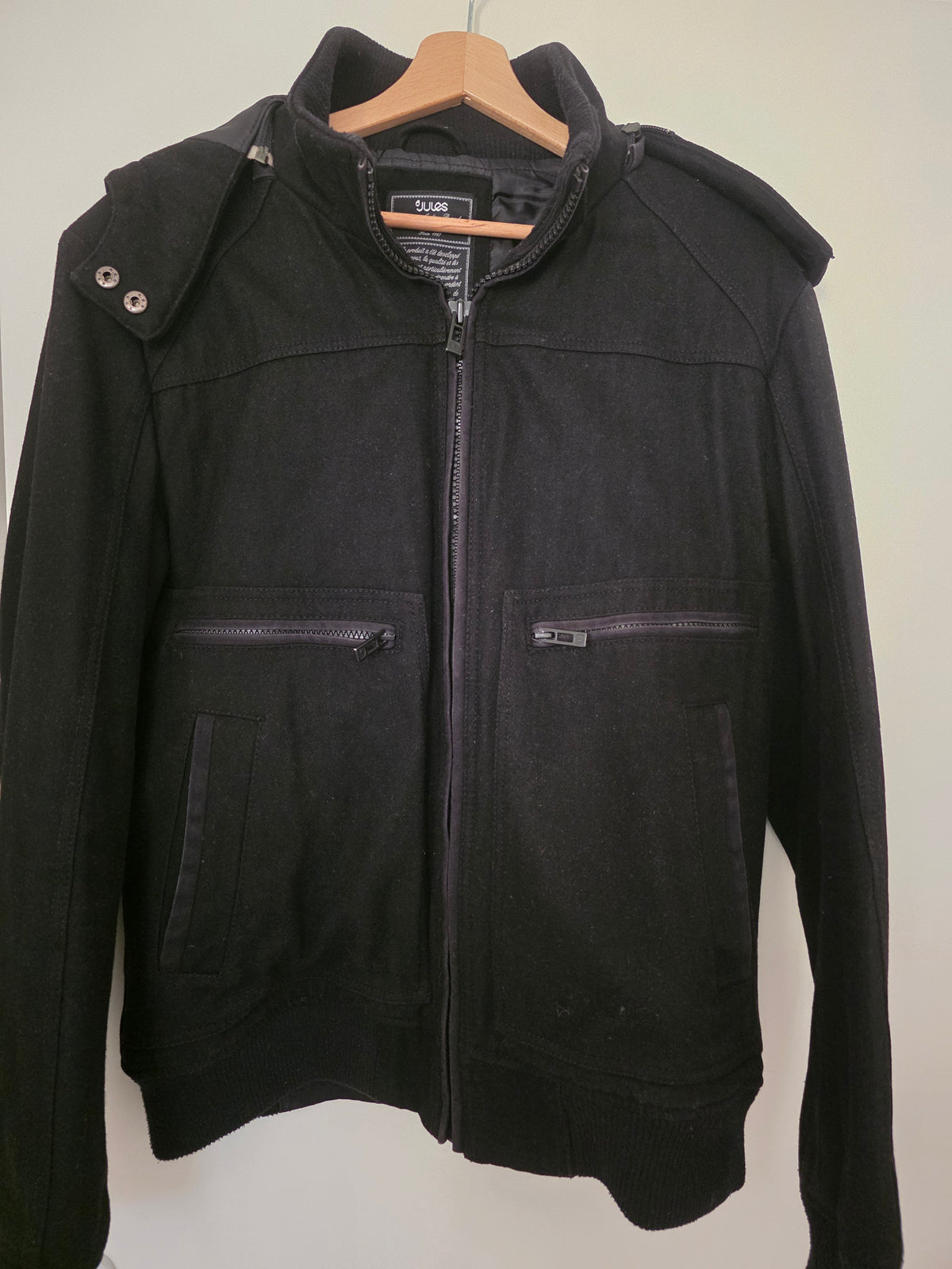 Blouson noir taille L