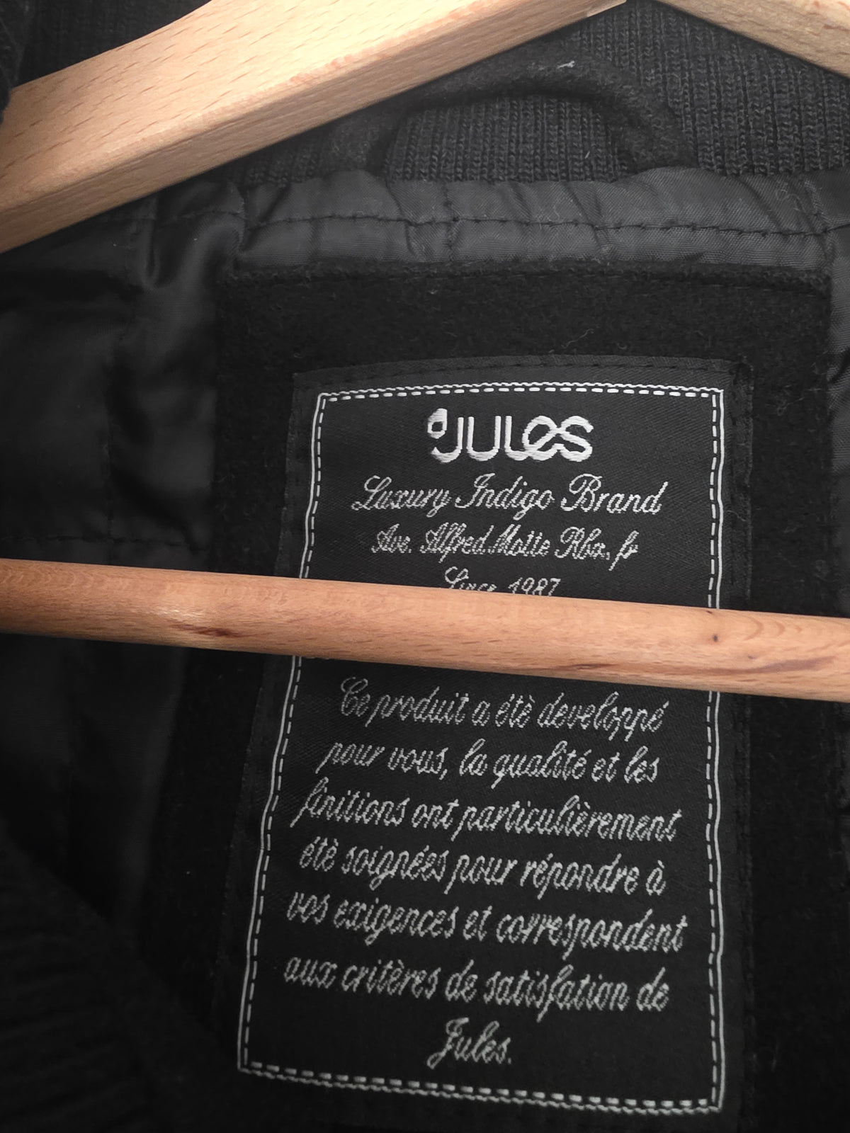 Blouson noir taille L