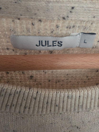 Pull gaufré à col rond
