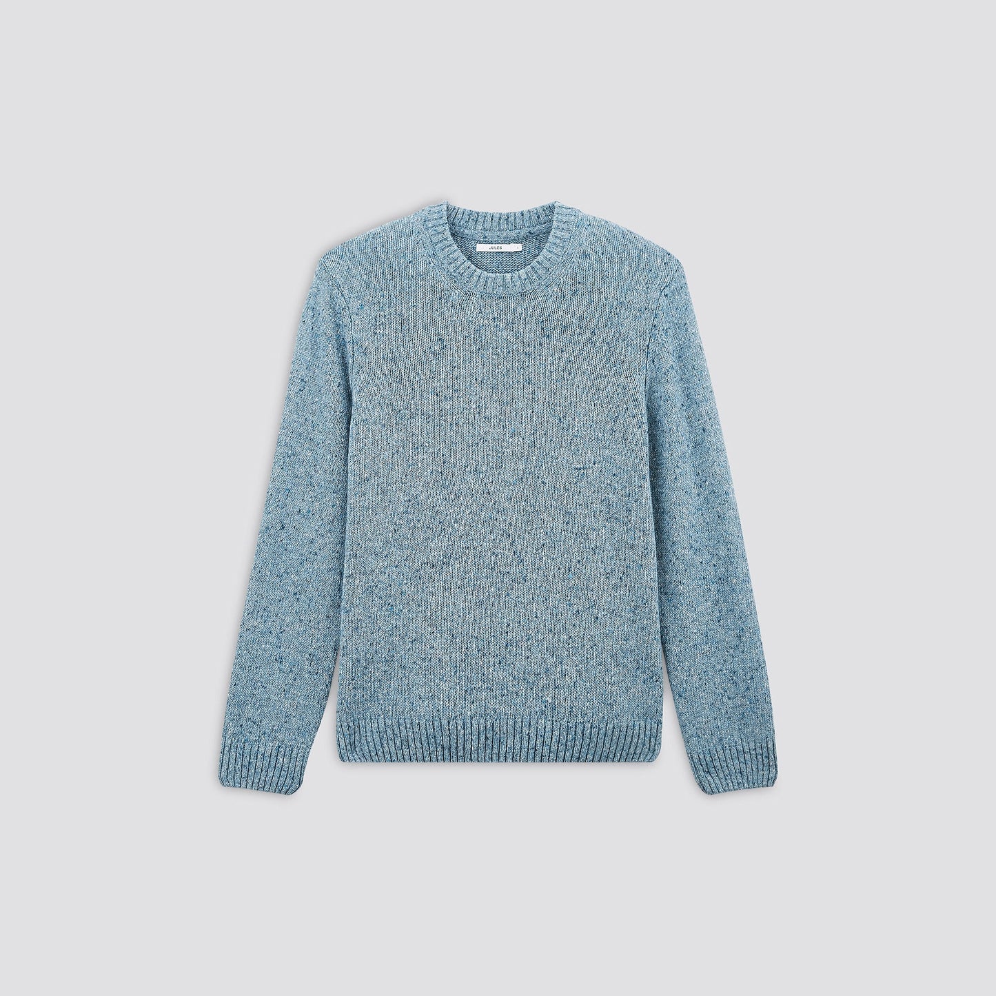 Pull col rond laineux petits point de co