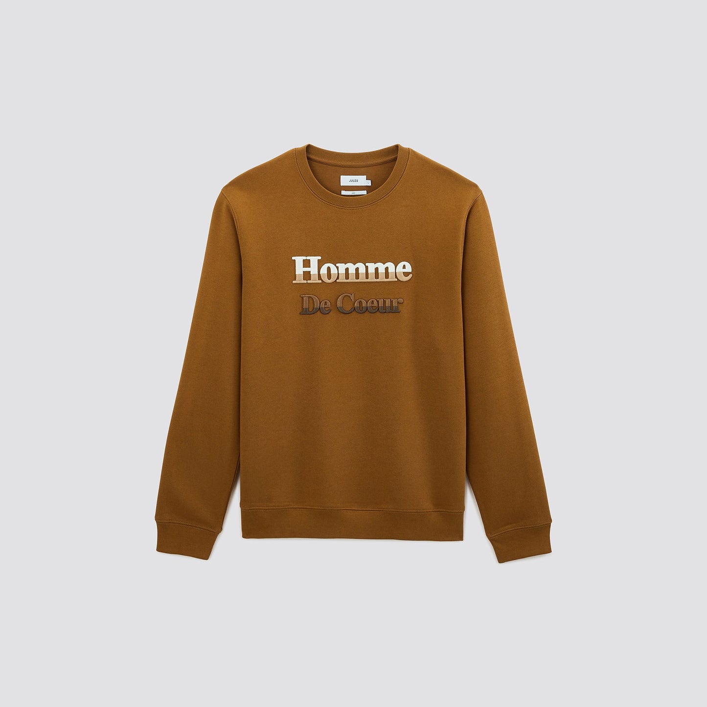 Sweat col rond Homme de coeur