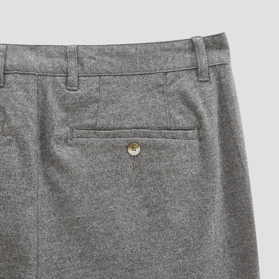 Pantalon chino flanelle carotte