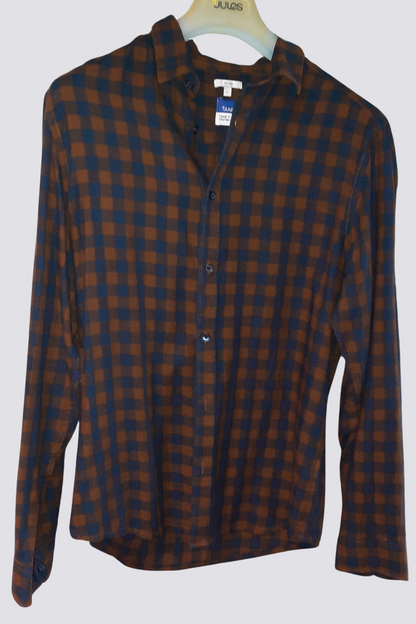 Chemise ajustée à carreaux