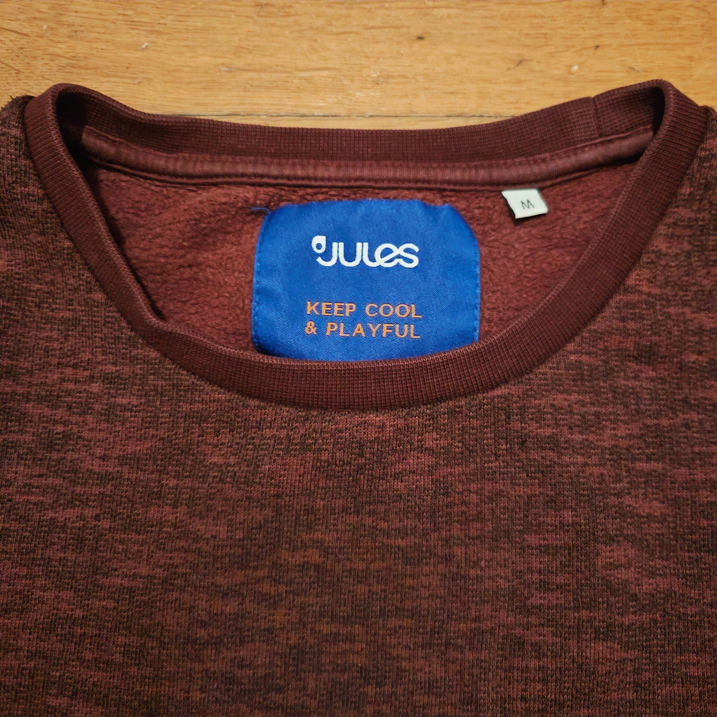 Sweat bordeaux imprimé LINK