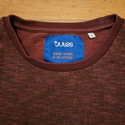 Sweat bordeaux imprimé LINK