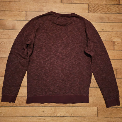 Sweat bordeaux imprimé LINK