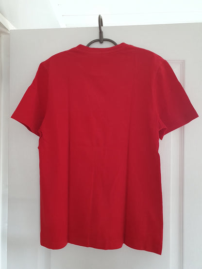Tee shirt col rond imprimé rond graphiqu