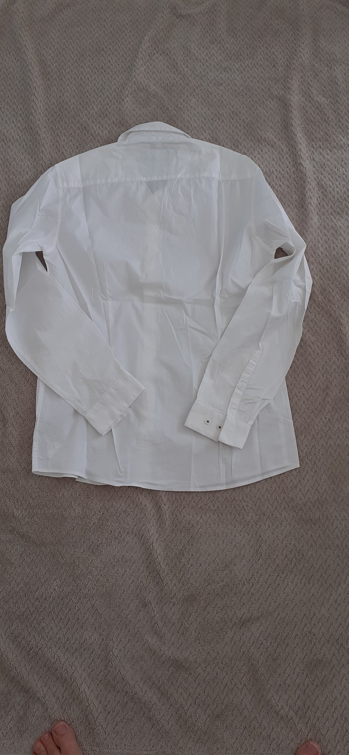 Chemise slim en popeline stretch