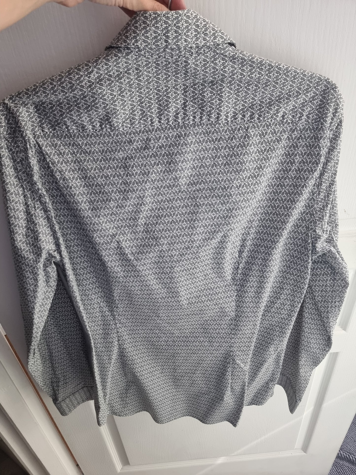 Chemise slim motif animalier