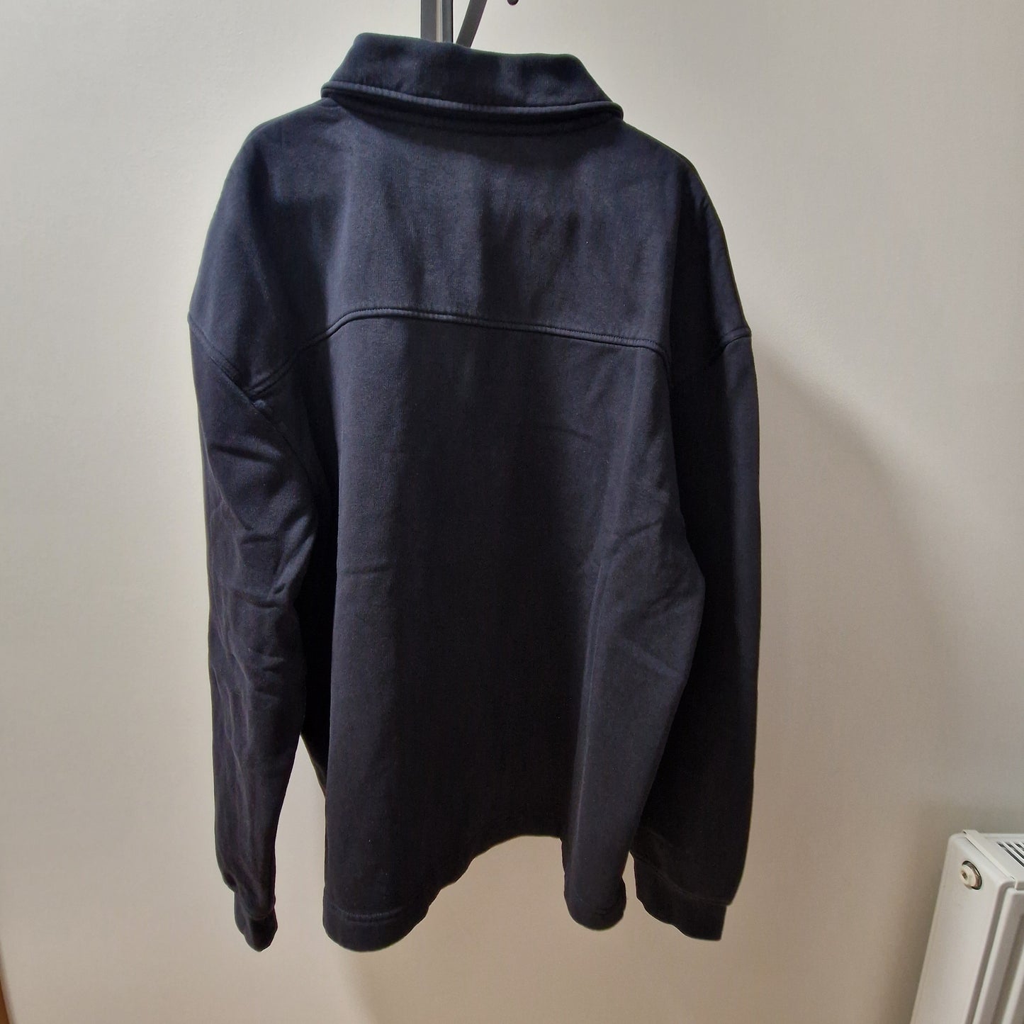 Sweat col polo zippé uni