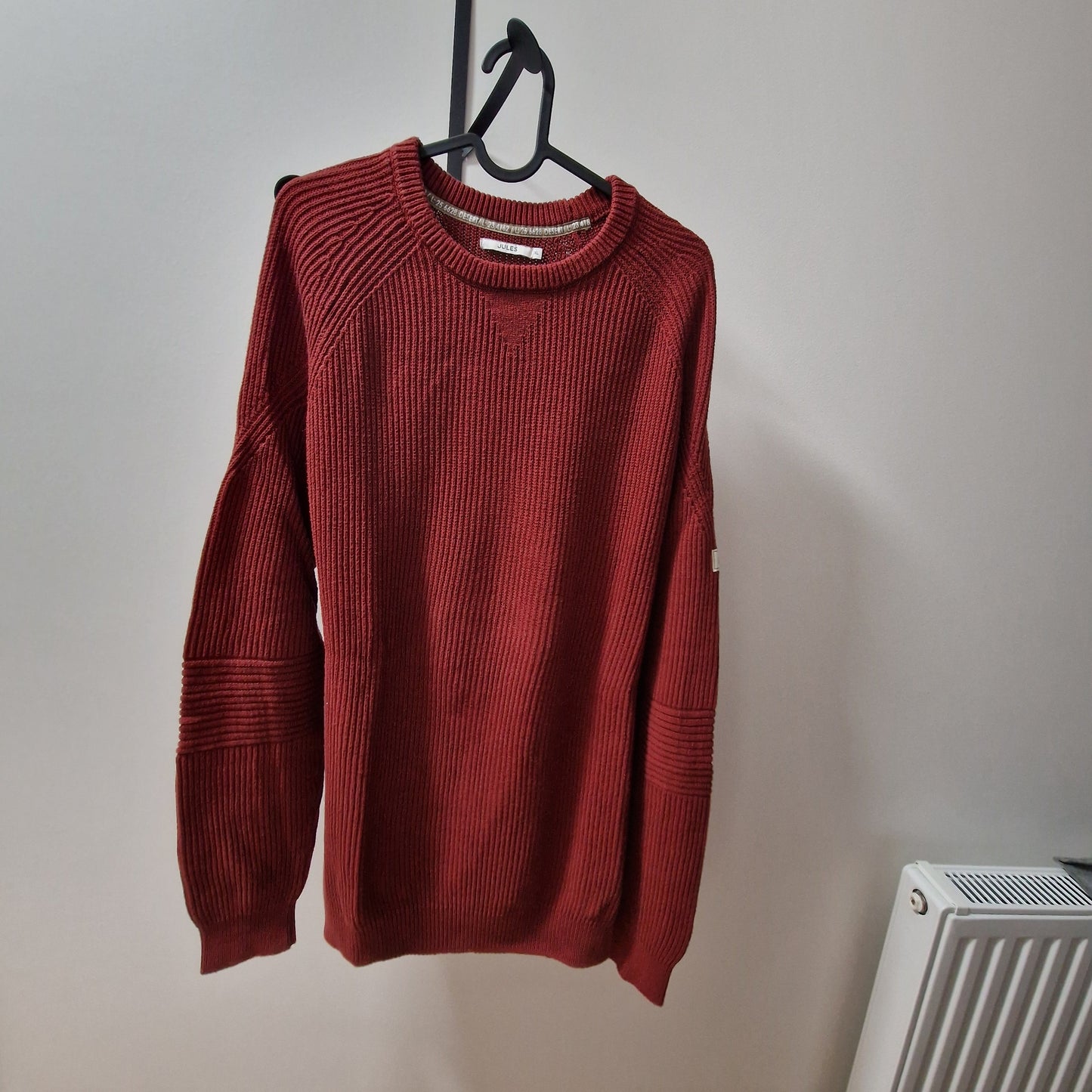 Pull col rond grosse maille