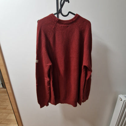 Pull col rond grosse maille
