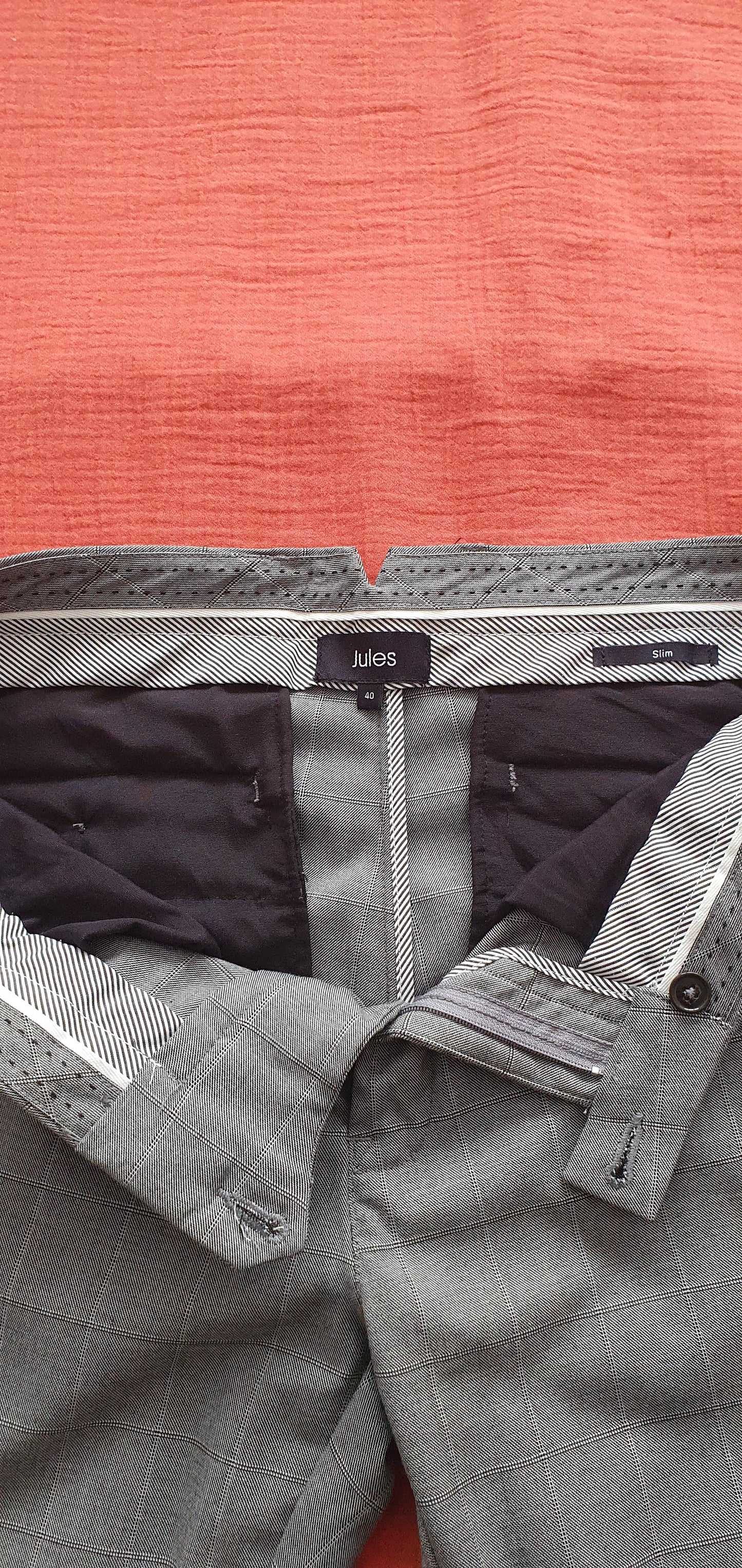 Pantalon gris slim
