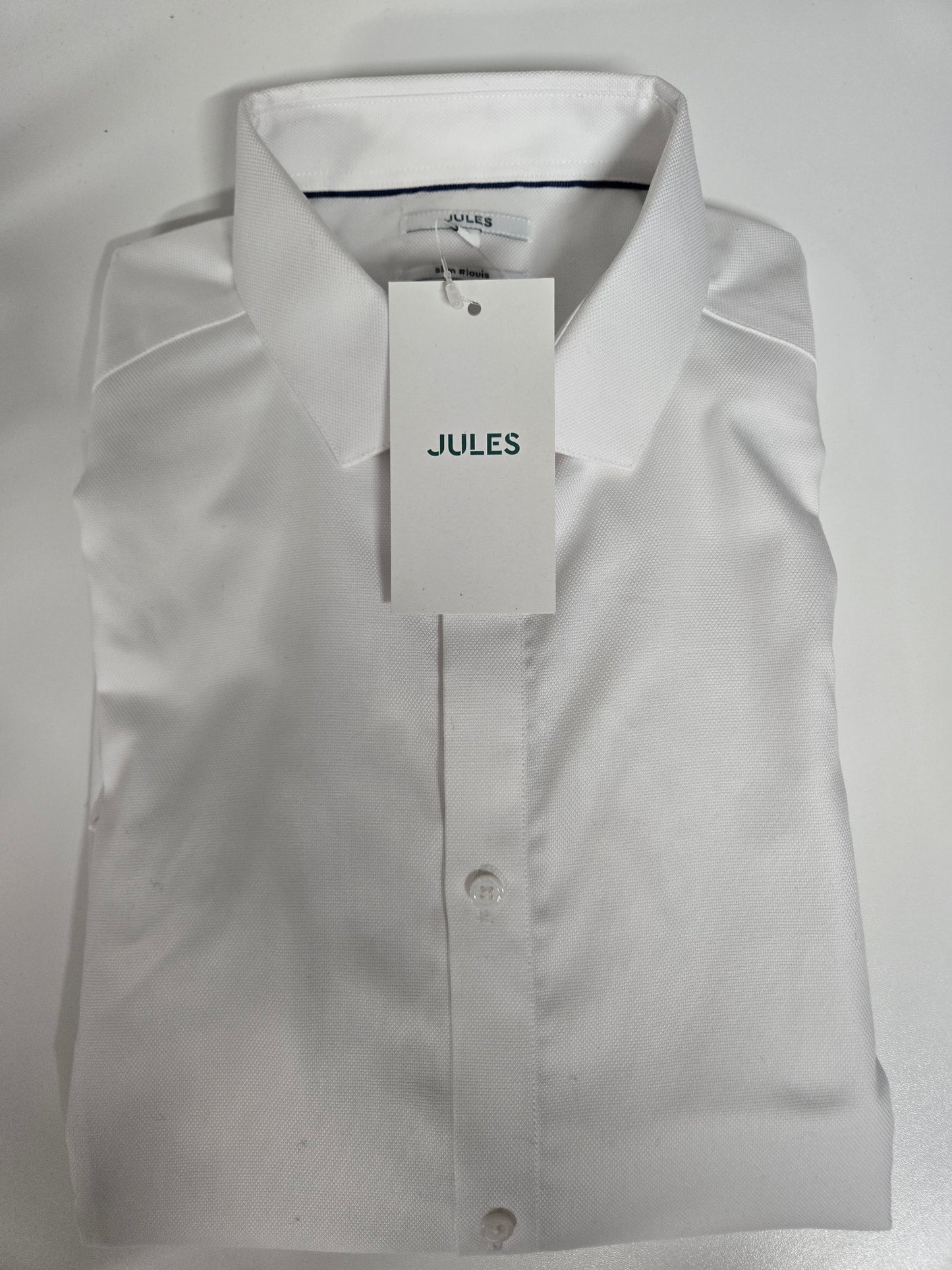 Chemise slim sans repassage unie coton