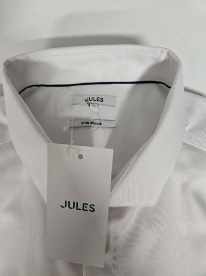 Chemise slim sans repassage unie coton